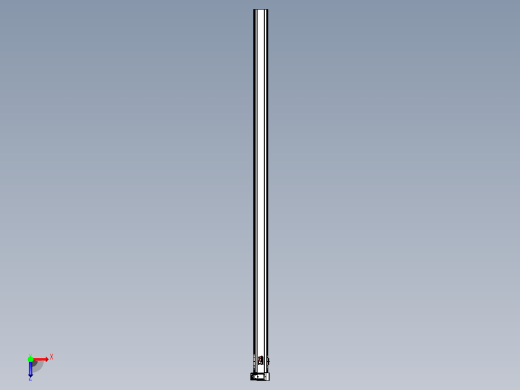 皮带直线轴半封闭可选导轨TPA-HNB-120D-110-L2800-RU-C-P40-N3俯视缩略图