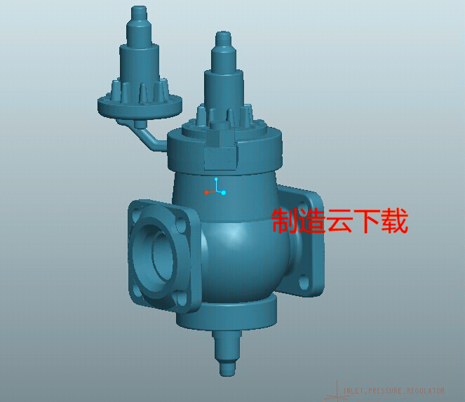 入口压力调节器3D模型