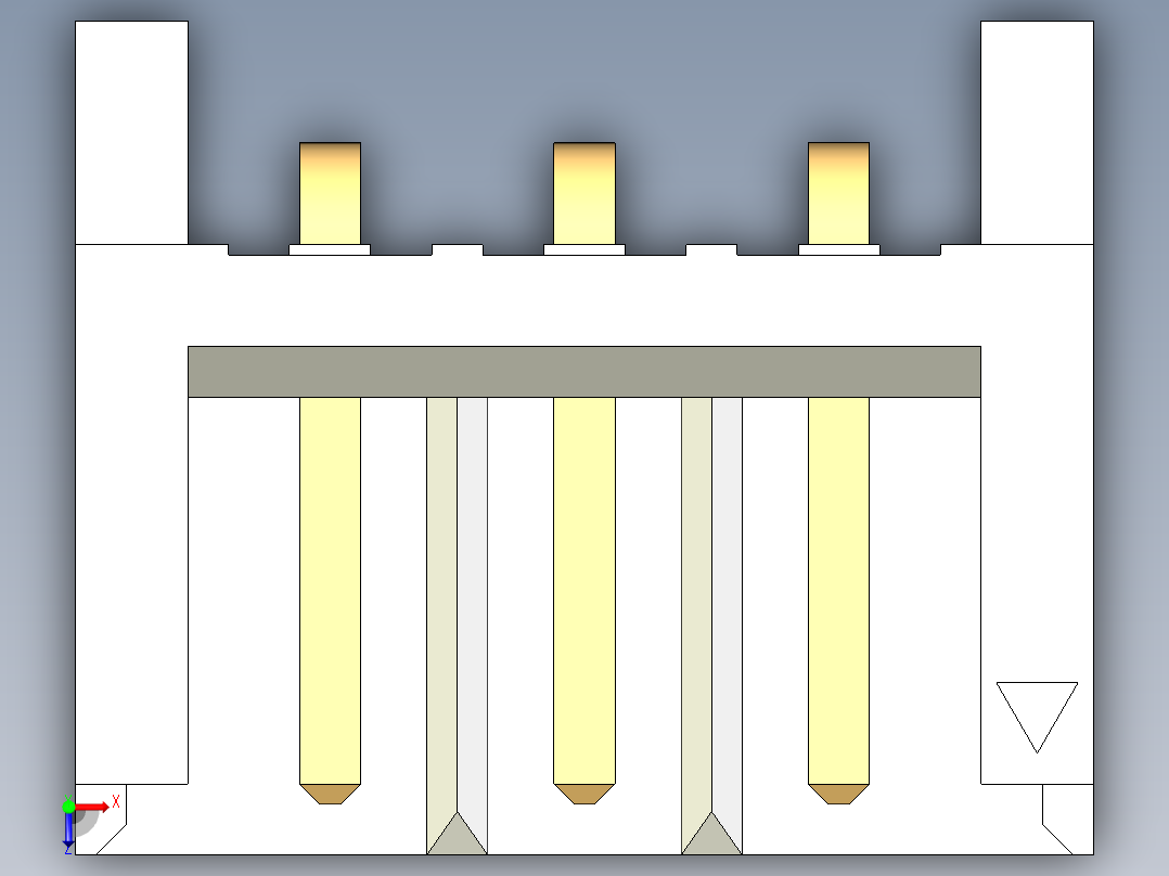 JST-S3B-EH-A俯视图