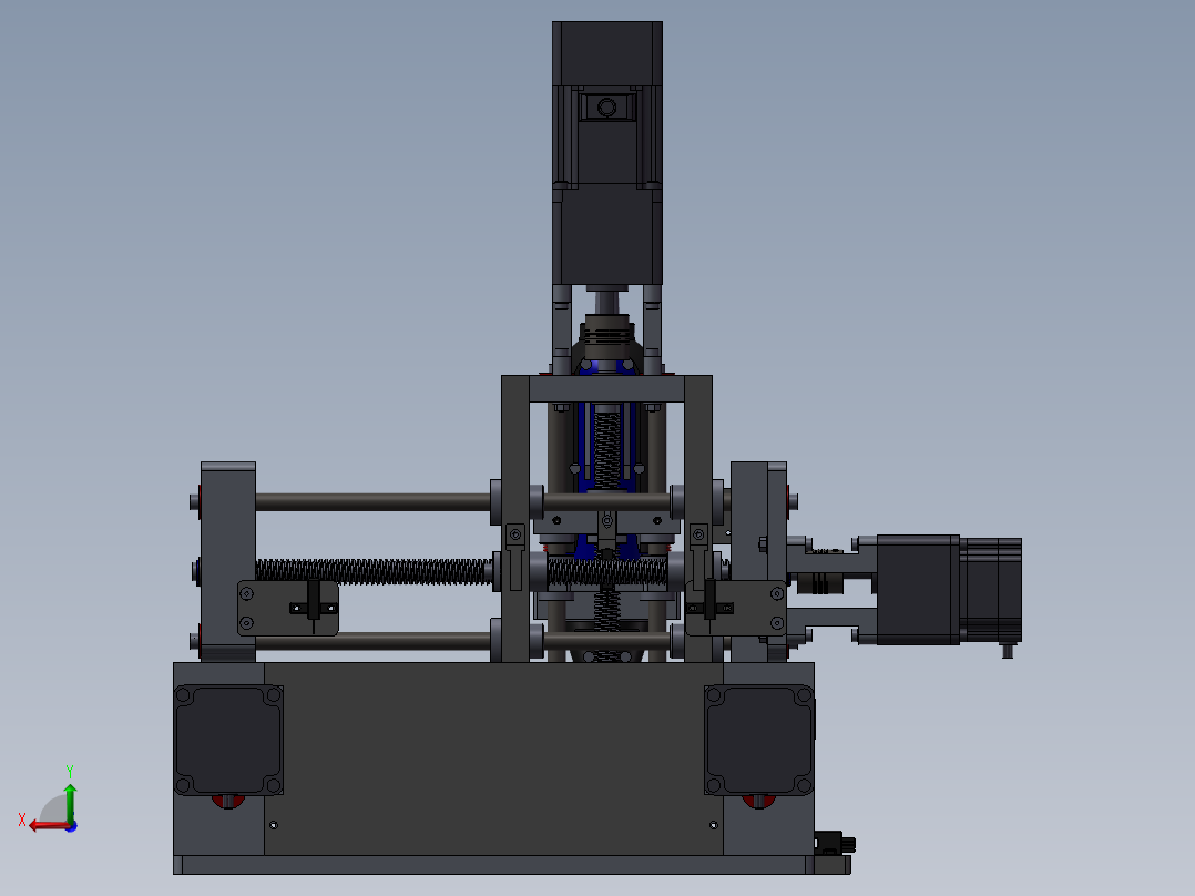 609桌面cnc机器后视图
