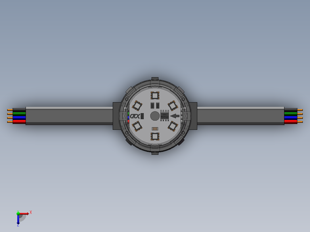LED点光源三维SW2016带参俯视图