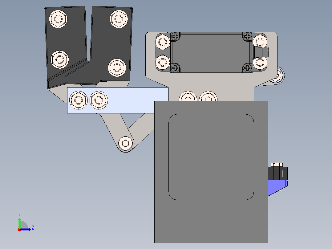 wire-feeder送丝机送丝机构左视图