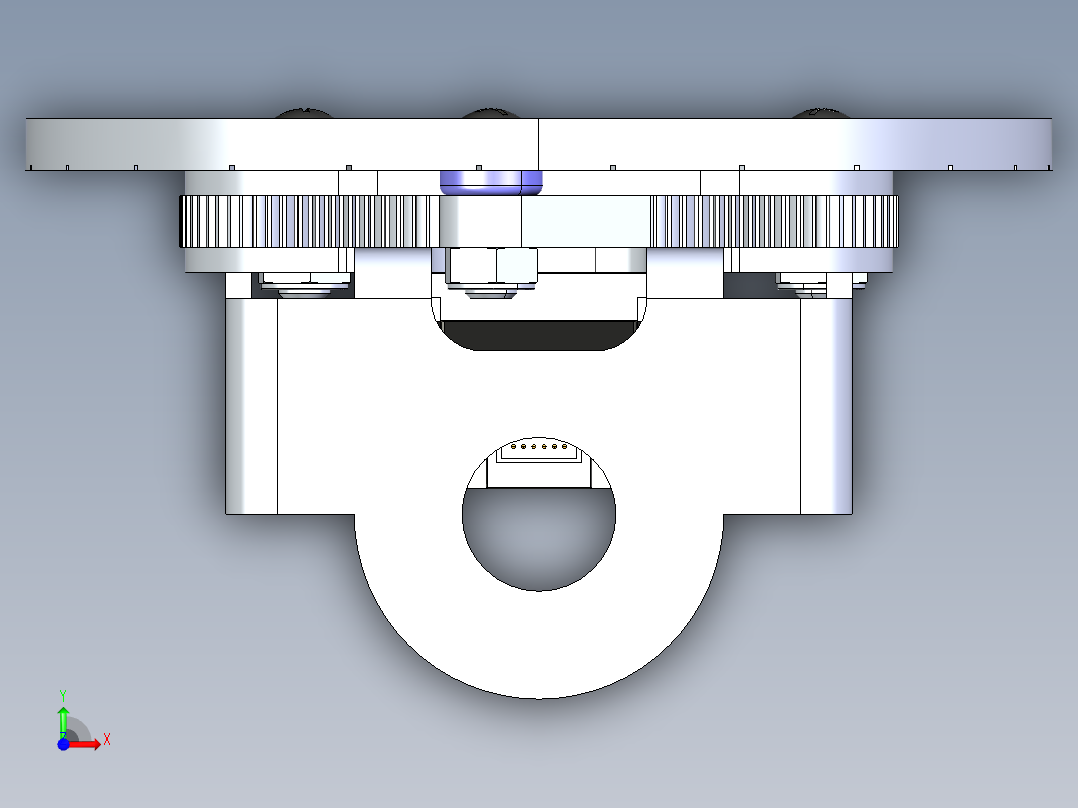 机械爪 3D图纸 (73)前视图