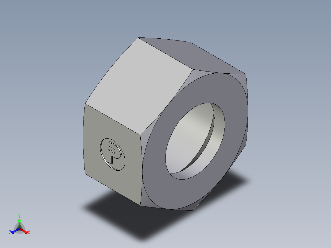 卡套式工业通用硬管接头EO_Nut_EO_24__Cone_end_M18LCFX主视图
