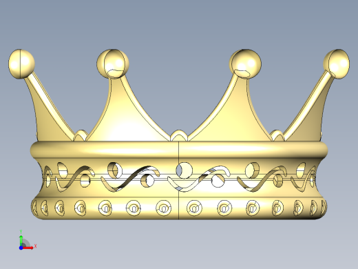 儿童王冠前视缩略图