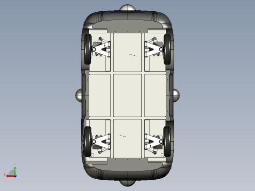无人快递车无人运输车机器人AGV小车后视缩略图