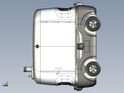 无人快递车无人运输车机器人AGV小车右视缩略图