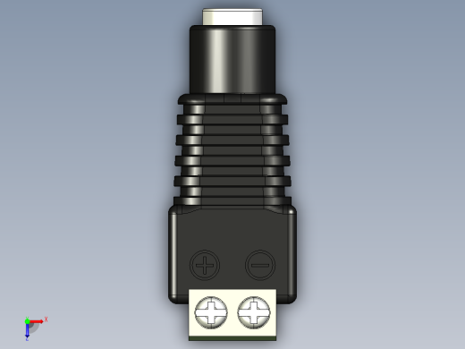 电容器 二极管 电阻器-STEP Barrel-Jack Socket Terminal俯视缩略图