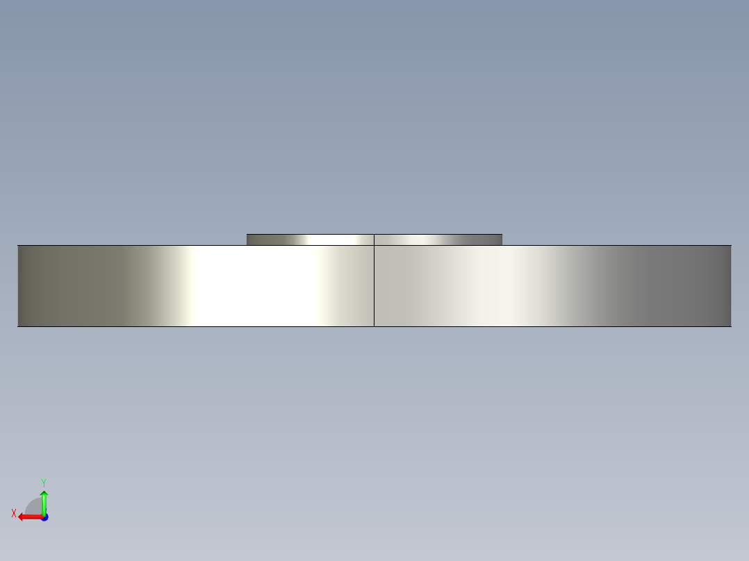 船舶管路系统SeaCor_Blind Flange_37J153007_0.75in后视图