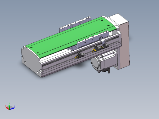 MTH丝杆半封闭模组MT120BS-BM-200W主视缩略图