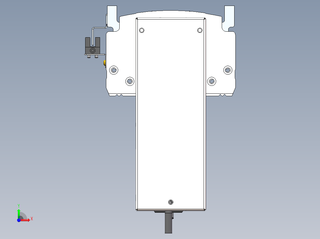 MTH丝杆半封闭模组MT120BS-BM-200W前视图