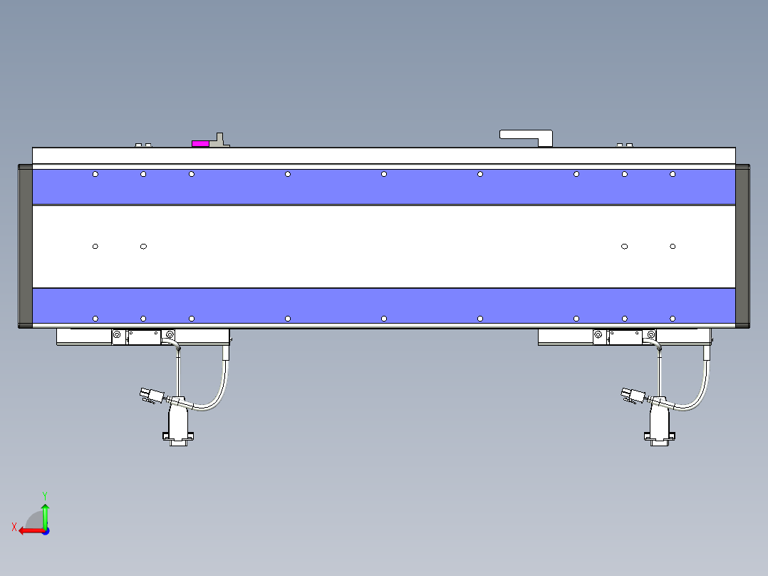 威洛博VL系列3d模型模组2VL17E2Y-S300后视图