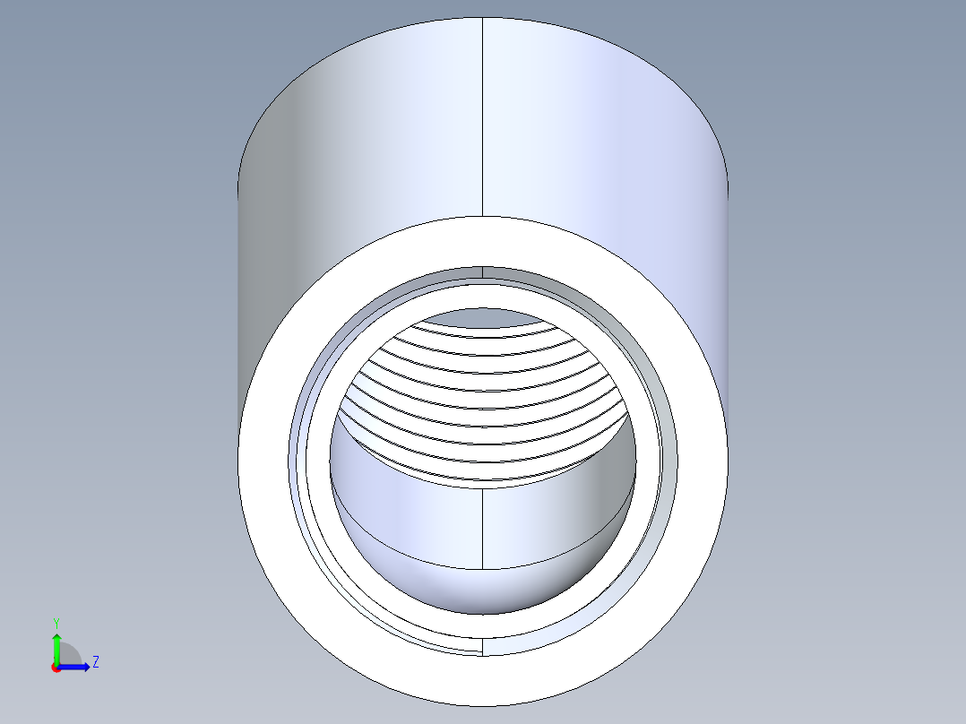 CPVC管件09-Sch80_45Elbow_FPTxFPT_9819-010 _1in左视图