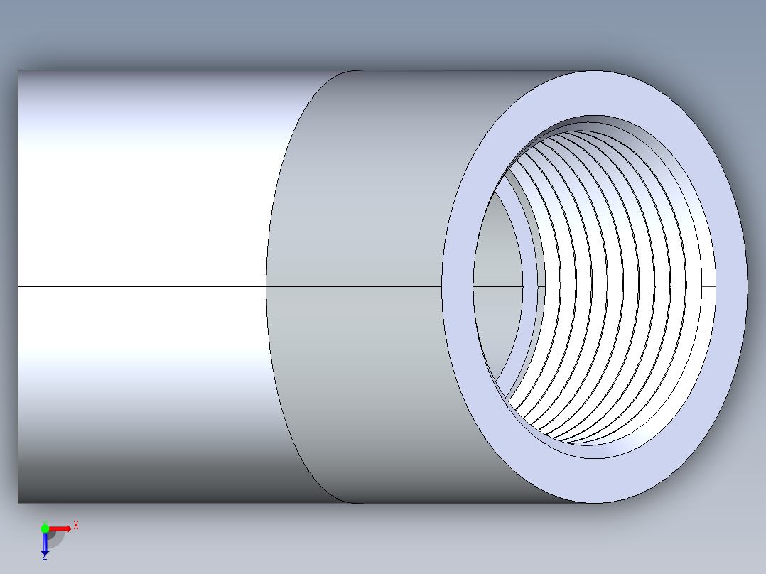 CPVC管件09-Sch80_45Elbow_FPTxFPT_9819-010 _1in俯视图