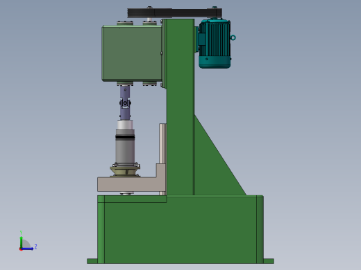 缸套专用珩磨机整体设计左视缩略图