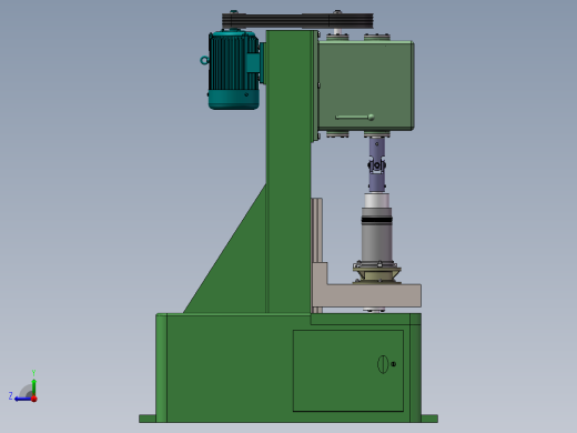 缸套专用珩磨机整体设计右视缩略图