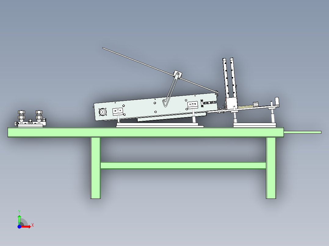 晶圆切割铺展机x_t前视图