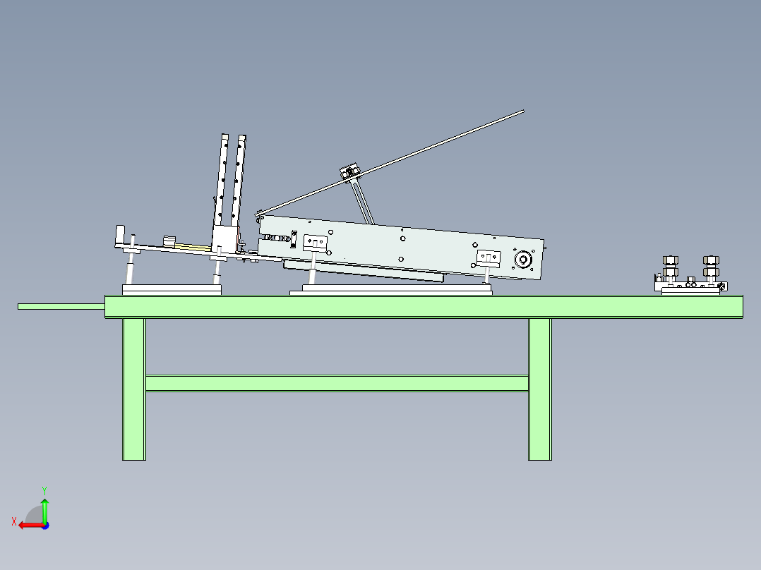 晶圆切割铺展机x_t后视图