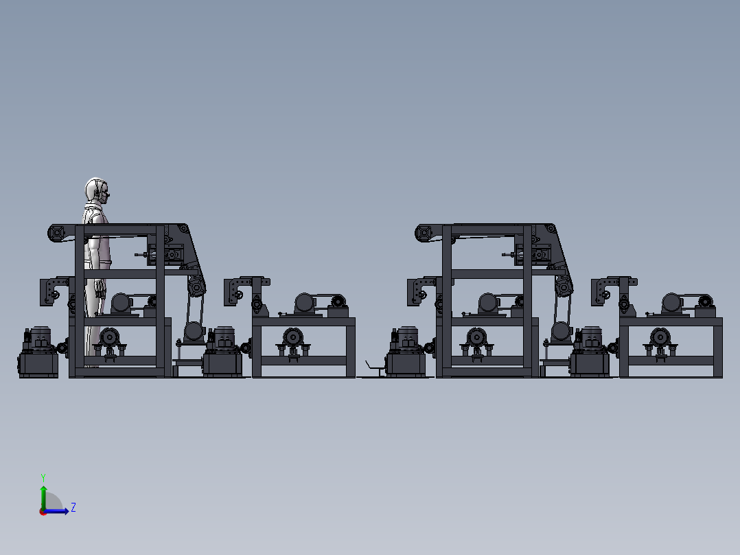 收卷机sw22左视图