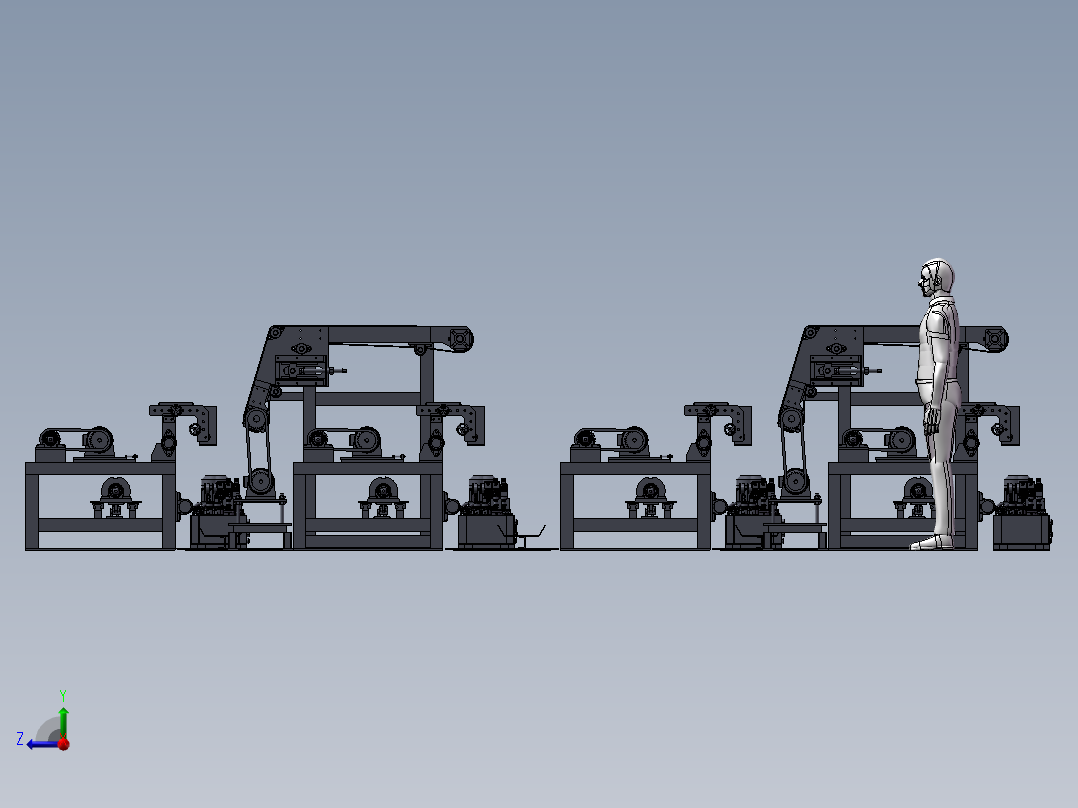 收卷机sw22右视图