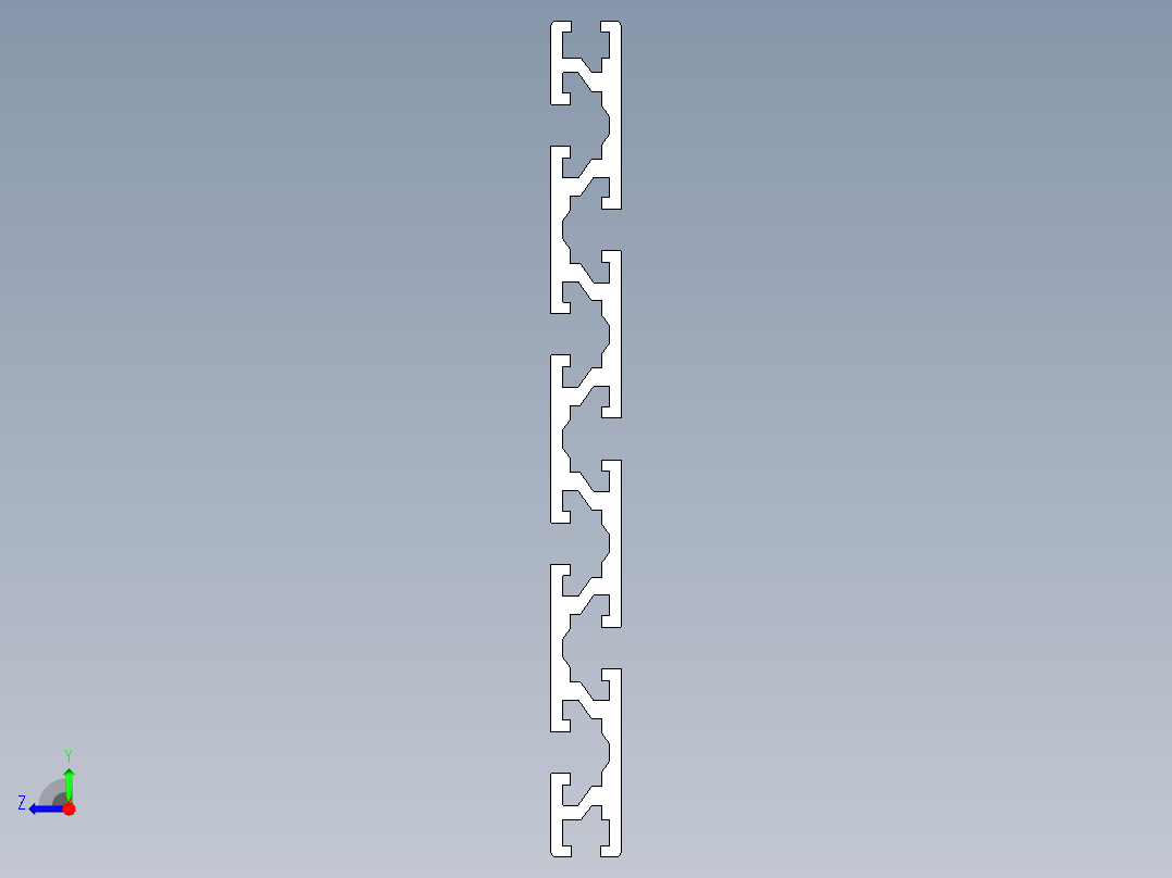 2020 挤出型材和配件右视图