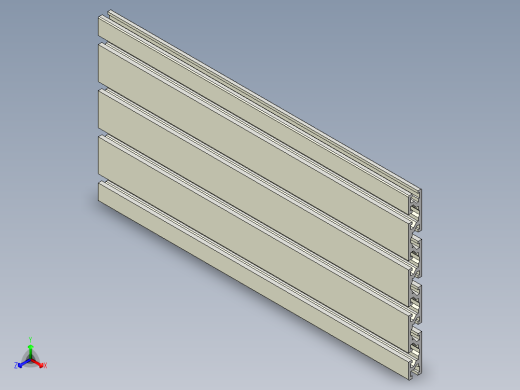 2020 挤出型材和配件正等轴测缩略图
