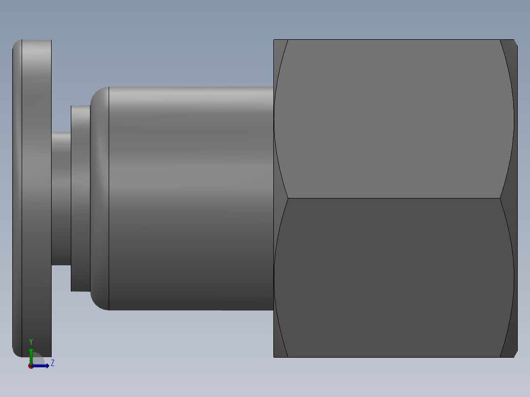 气动元件APCF6_02左视图