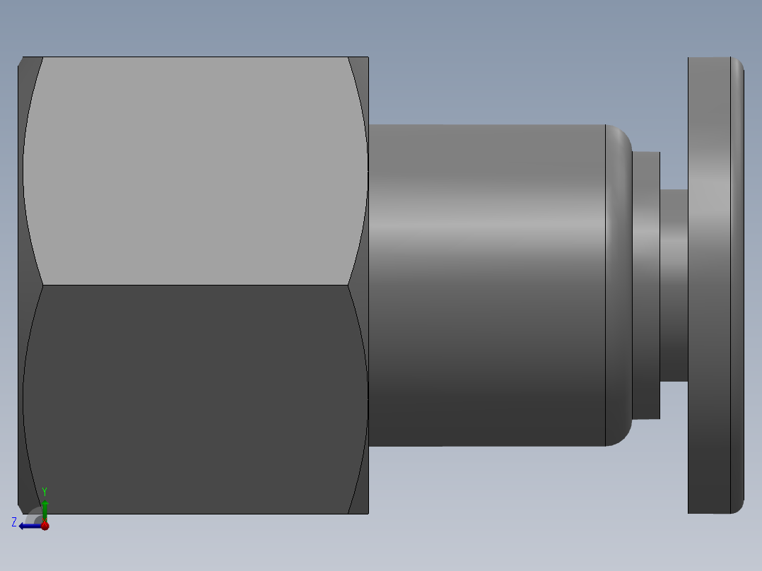 气动元件APCF6_02右视图