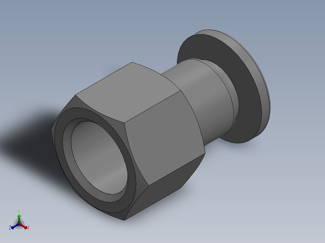 气动元件APCF6_02正等轴测图