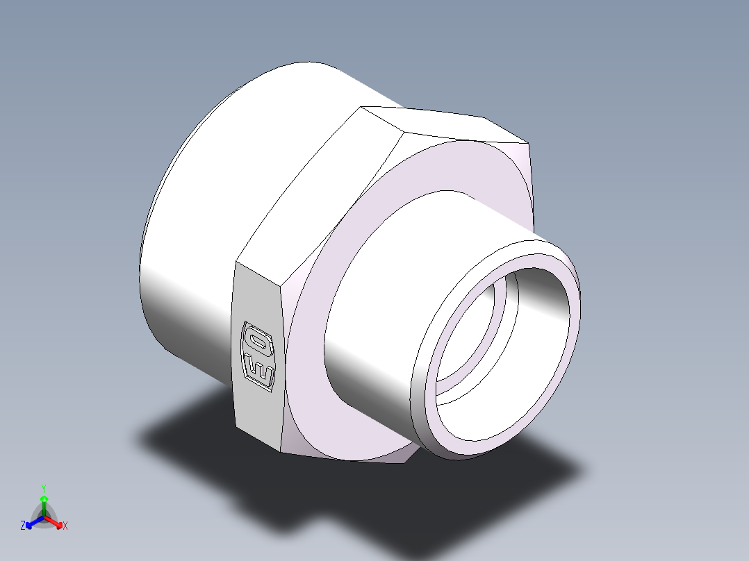 直通变径-GR、1C-22-30主视图