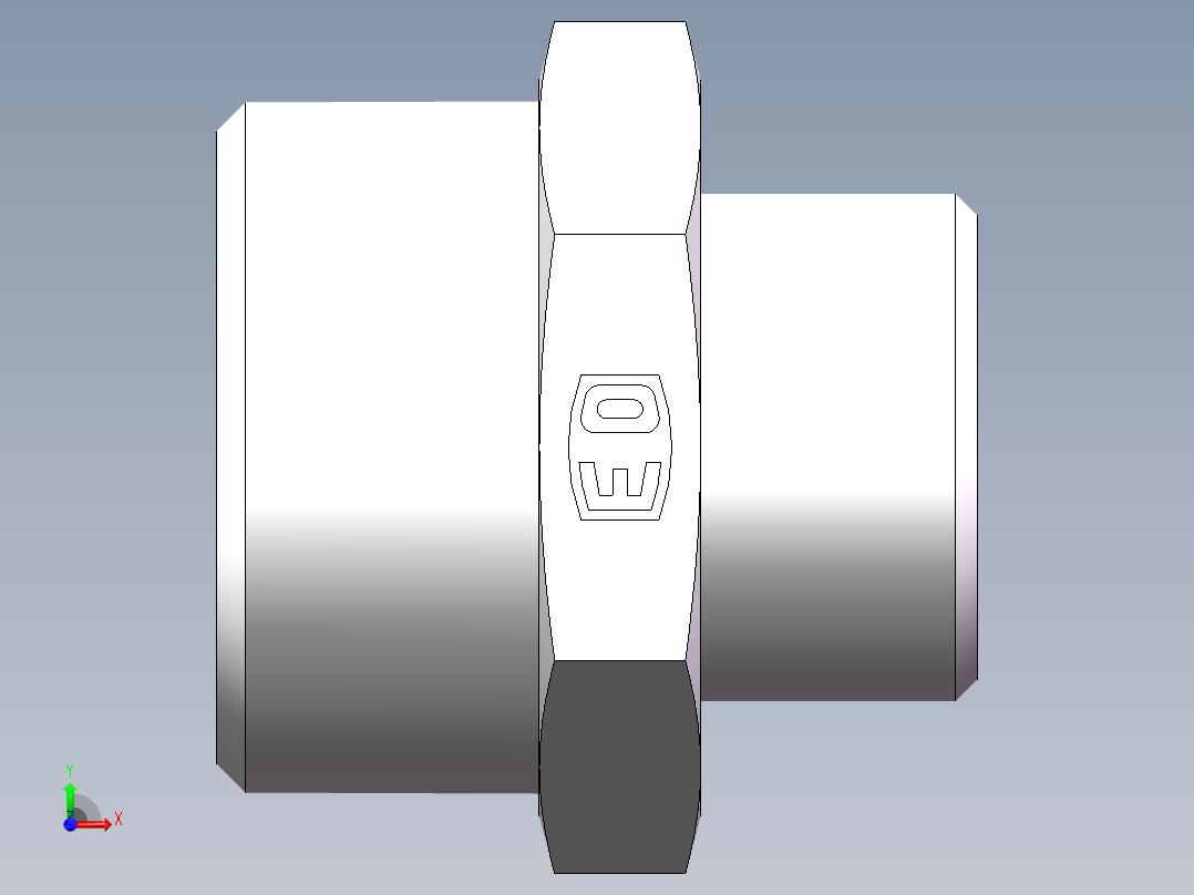 直通变径-GR、1C-22-30前视图