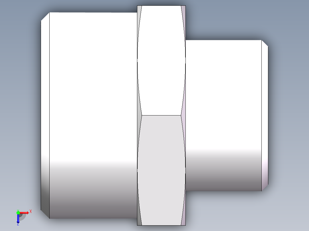 直通变径-GR、1C-22-30俯视图
