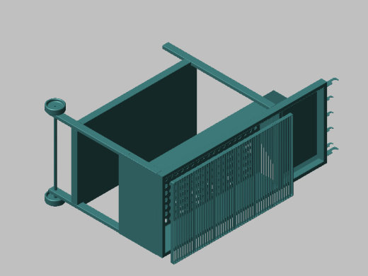 烧烤架 烧烤箱 3D模型SolidWorks三维设计图缩略图