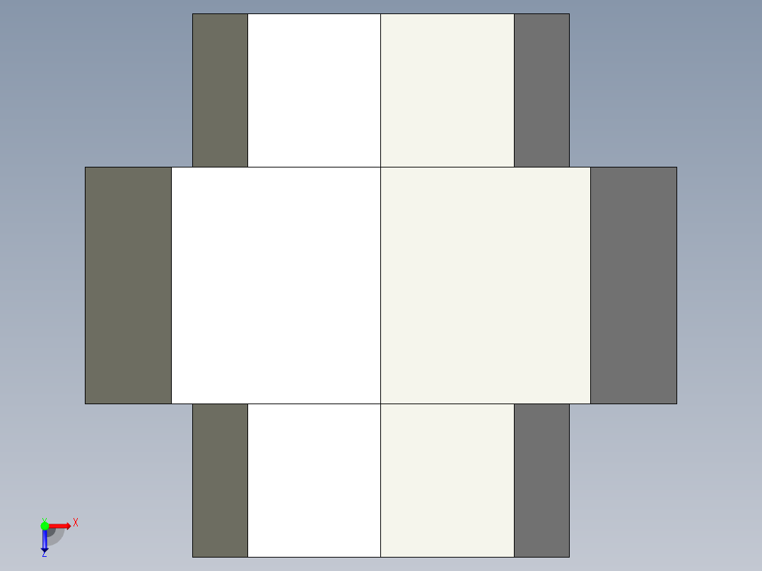 螺纹管活接-等径内丝直通 DN10俯视图