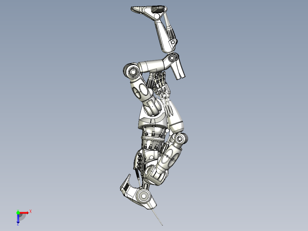 星际机器人（结构详细）俯视图