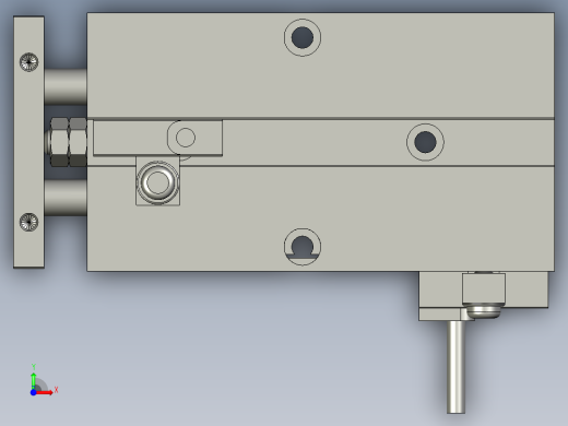 XH双轴气缸料仓-TN10X30S(0)+(CMSJ-2)前视缩略图