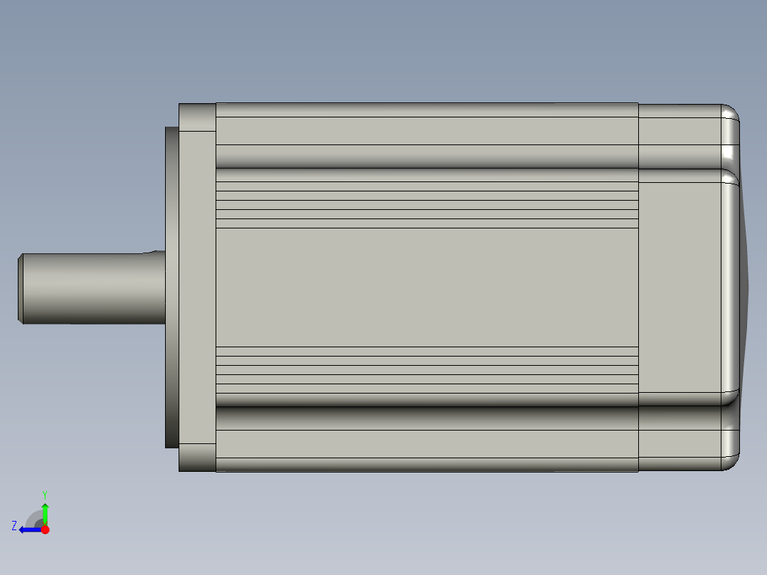 三洋伺服电机R2AAB8075右视图