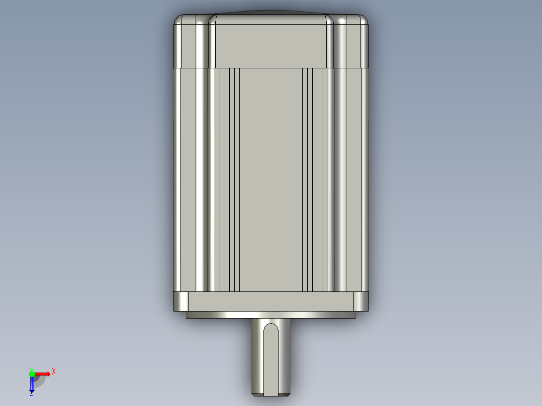 三洋伺服电机R2AAB8075俯视图