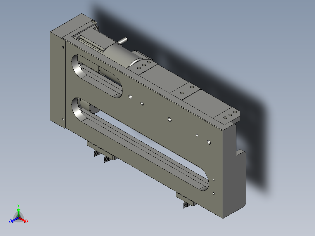 YWP200K4-07A-01-00送片组件主视图