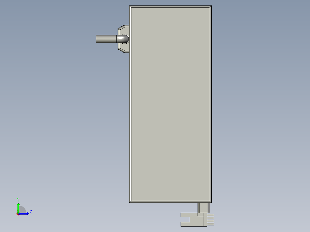 YWP200K4-07A-01-00送片组件左视图