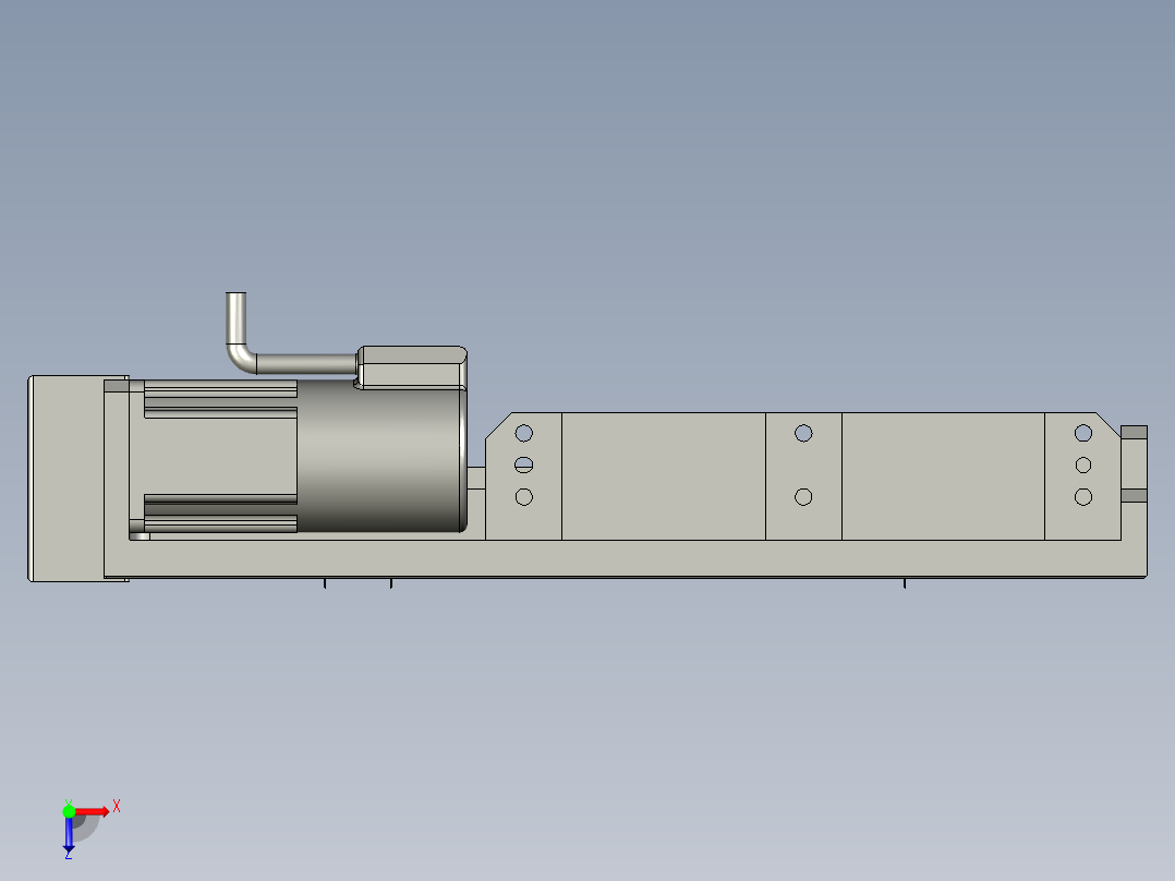 YWP200K4-07A-01-00送片组件俯视图