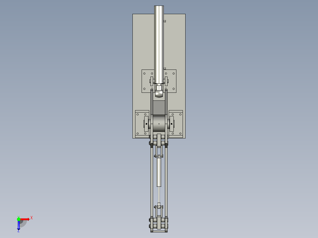 PZ3-MZ04-00空模立模机俯视图