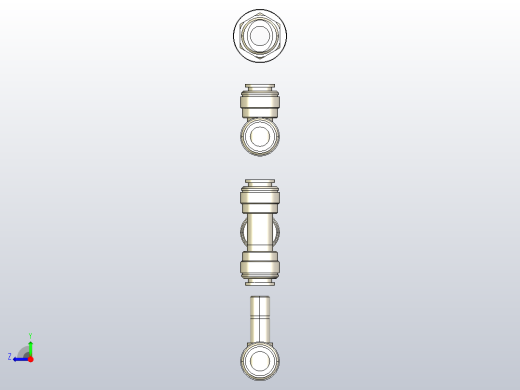 塑料快速接头右视缩略图