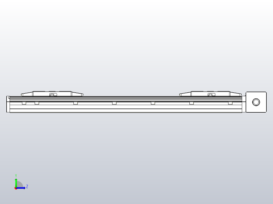 皮带直线轴双滑块型TPA-GCBS-150-P80-L175-DL-M75-N3左视图