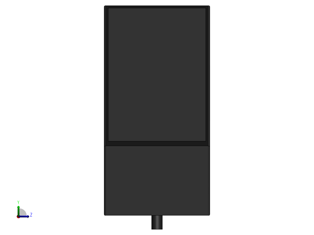 HY8315.7圆形长拉手[HY8315-7＼A=250]前视图