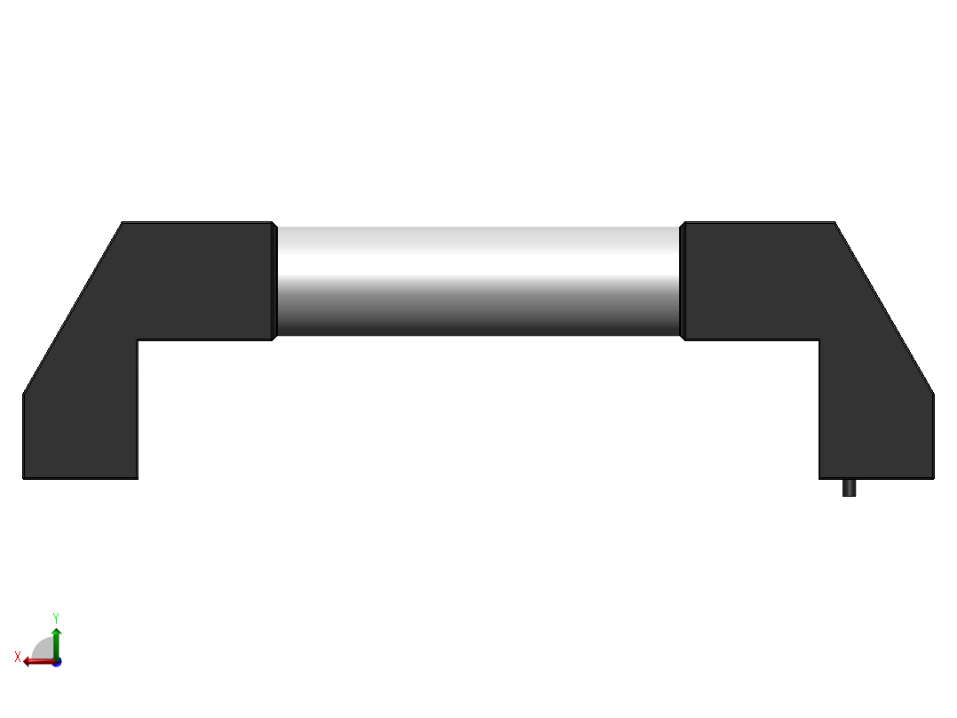 HY8315.7圆形长拉手[HY8315-7＼A=250]左视图