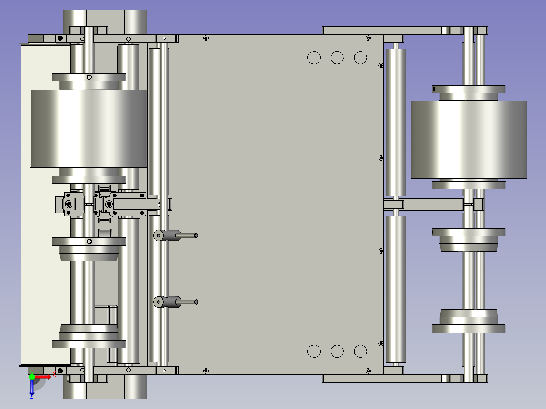 导光板自动吸附上贴膜机俯视图