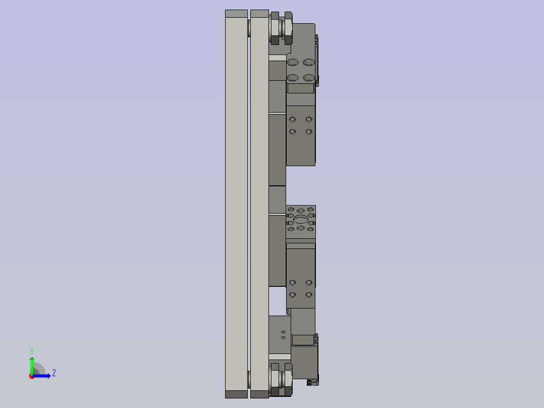 黄片预制总成左视图