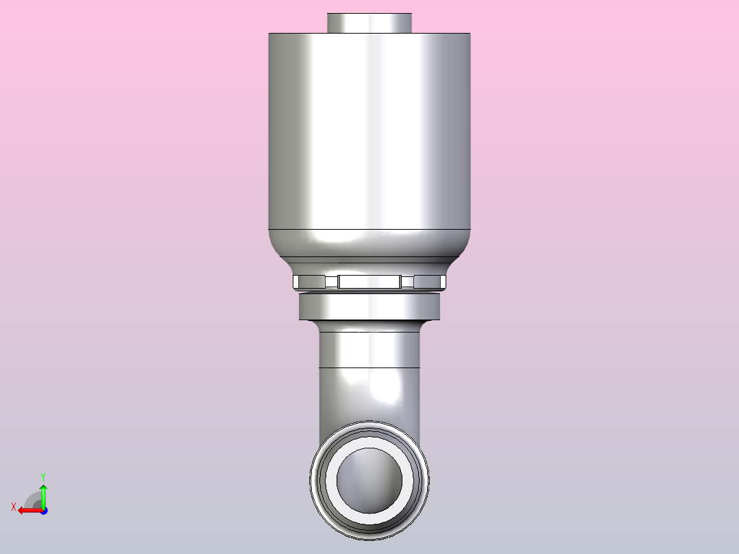 标准液压接头1ET43-18-10后视图