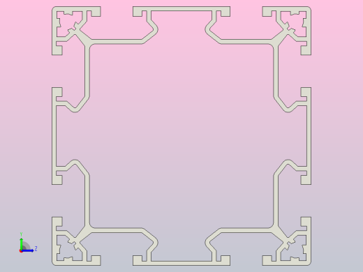 YCBL3X88-C1支撑梁左视缩略图